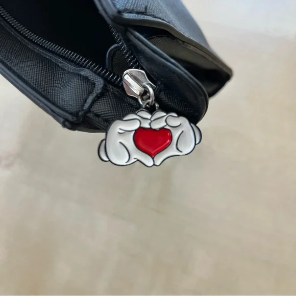 Disney Black Wristlet Clutch with Red & White Minnie and Mickey Graphic - Picture 9 of 13